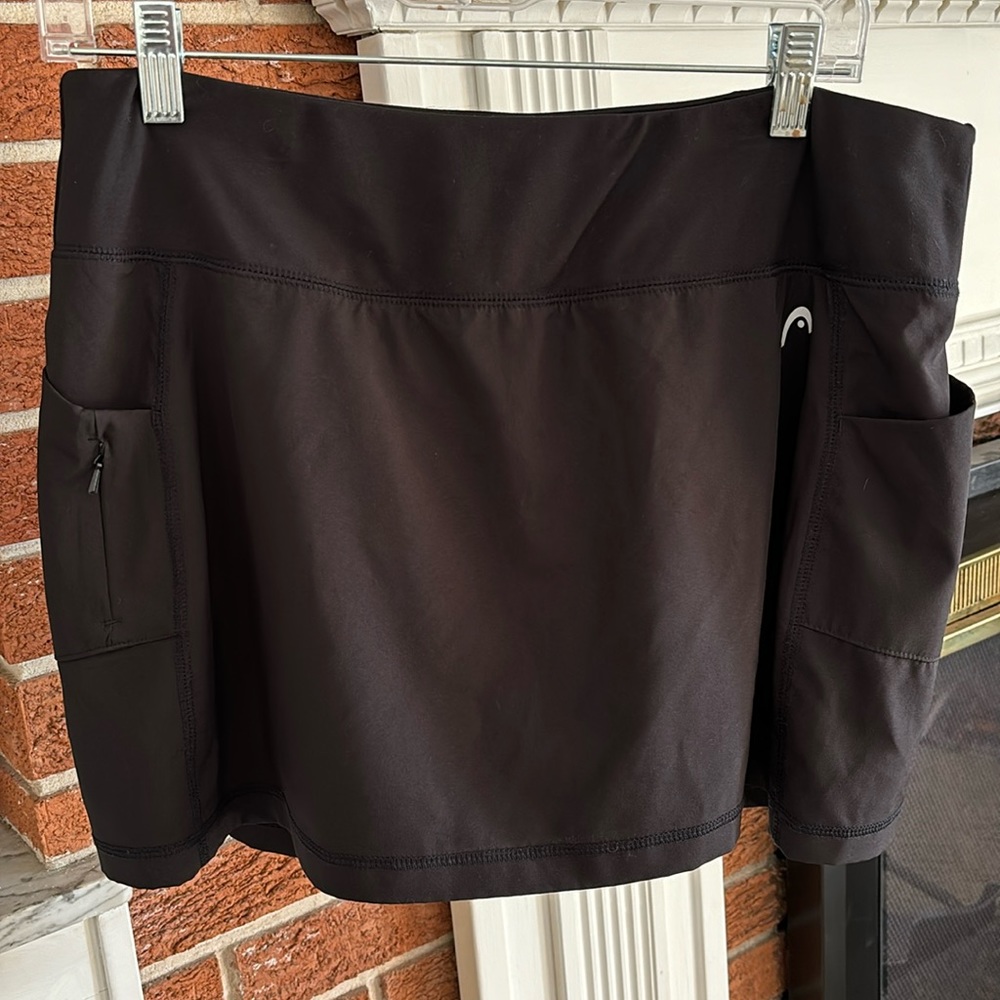 Head Skort - Tennis/Pickle Ball - Women’s Size Large - Black - Great Condition